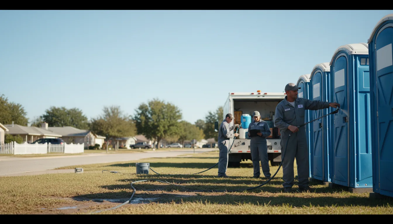 Long-Term Portable Toilet Rental in Saint Peter, IL near me